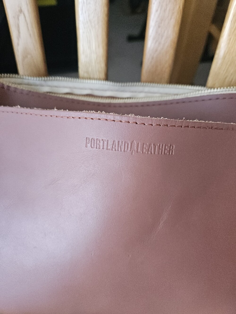 Portland Leather Poppy Purse In Sunkissed. - Picture 7 of 12